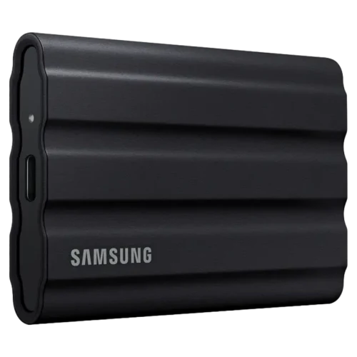 Внешний портативный SSD накопитель Samsung T7 Shield, 4 ТБ, Чёрный