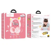 HOCO W39 Cat ear kids BT headphones Pink 4