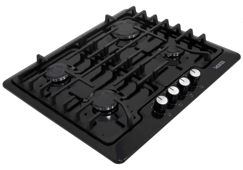 Газовая панель Vesta BHF6060ICE/BL, Black 2