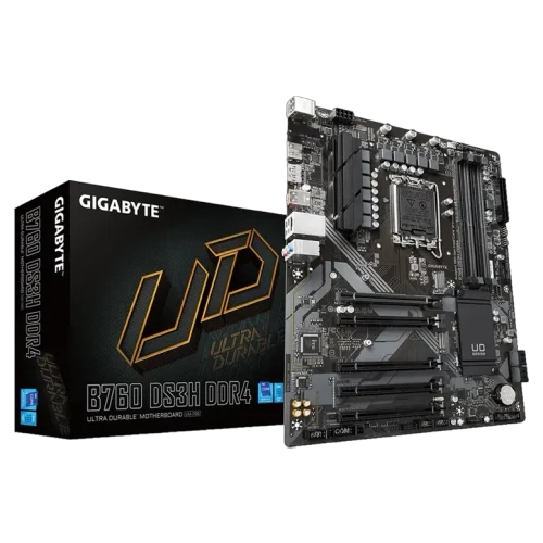 Материнская плата Gigabyte B760 DS3H DDR4 LGA1700 ATX, Black