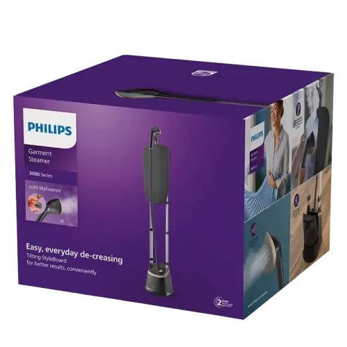 Aparat de călcat cu aburi staționar Philips STE3170/80, Negru