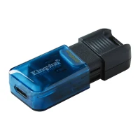 USB Flash Drive Kingston DataTraveler 80M, 256GB, Black/Blue 2