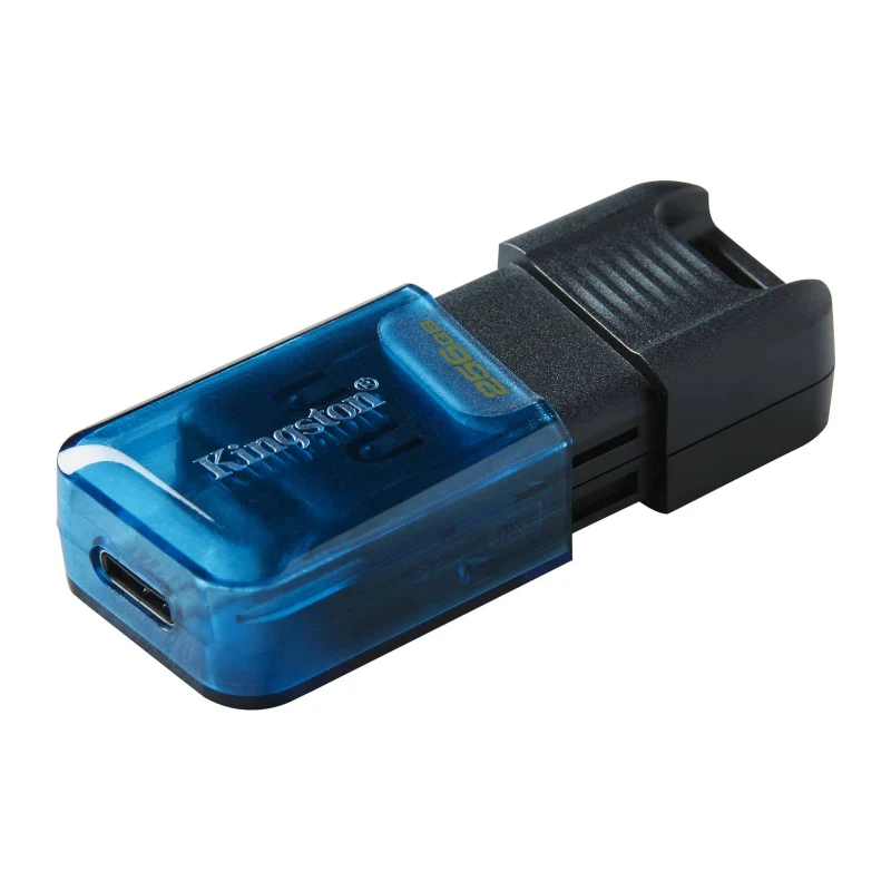 USB Flash Drive Kingston DataTraveler 80M, 256GB, Black/Blue 2