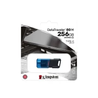 USB Flash Drive Kingston DataTraveler 80M, 256GB, Black/Blue 3