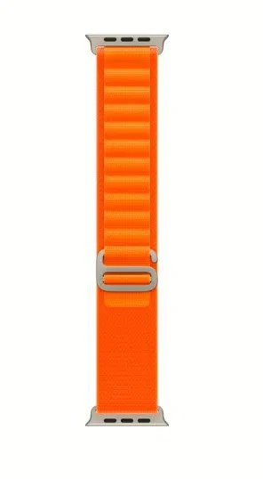 Strap for Apple Watch series all Nylon Orange size 44/45/49