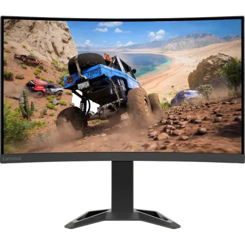 27" Игровой монитор Lenovo G27qc-30, VA 2560x1440 WQHD, Чёрный