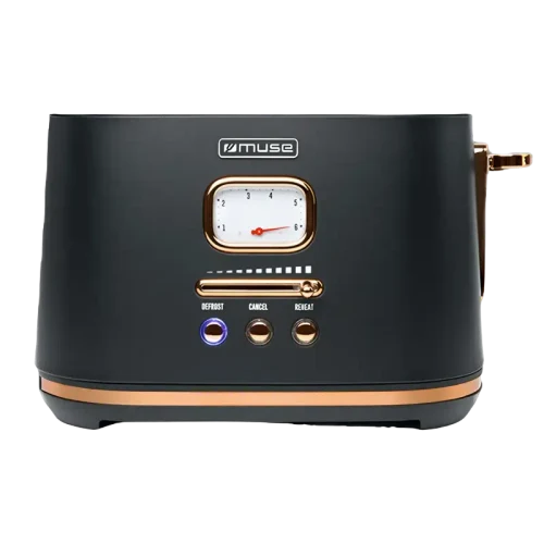 Тостер MUSE MS-130 BC, Black/Gold