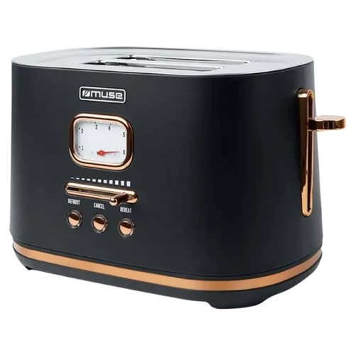 Тостер MUSE MS-130 BC, Black/Gold