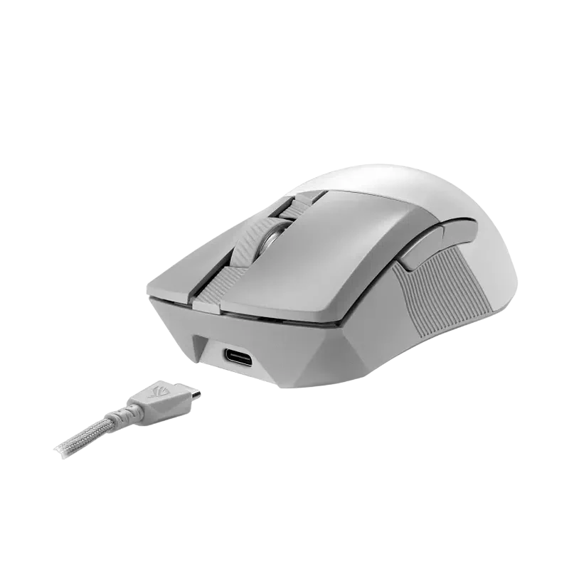 Gaming Mouse ASUS ROG Gladius III Wireless AimPoint, White 3