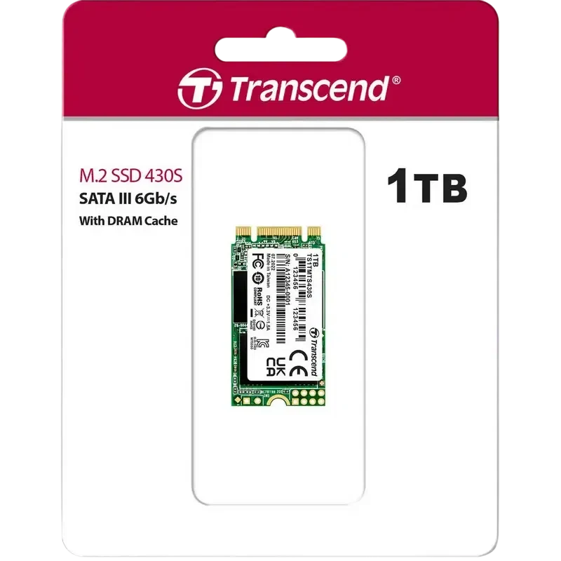 Unitate SSD Transcend MTS430S, 1024GB, TS1TMTS430S 2