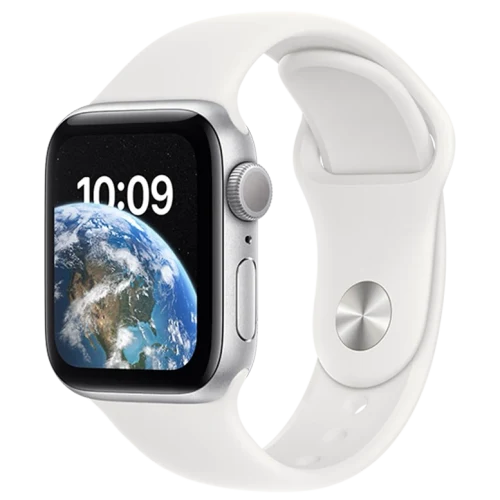 Apple Watch SE MNTP3 40mm Slv/Almn Case White Sport Band GPS+LTE