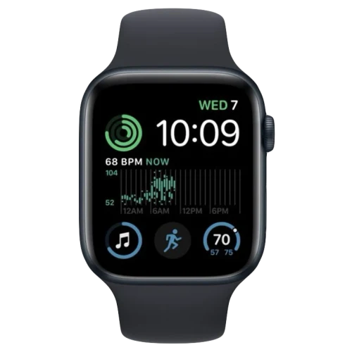 Умные часы Apple Watch SE MNU03/MNTY3/MNPY3 44mm Midnight Almn Case Midnight Sport Band GPS+LTE