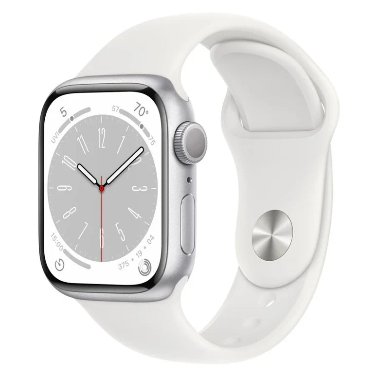 Apple Watch 8 MP4E3 41mm Slv/Almn Case White Sport Band GPS+LTE 2