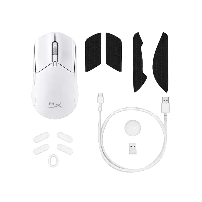 Игровая мышь HyperX Pulsefire Haste 2 Wireless, White 7