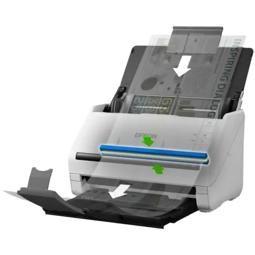 Сканер ADF Epson WorkForce DS-530II, Белый