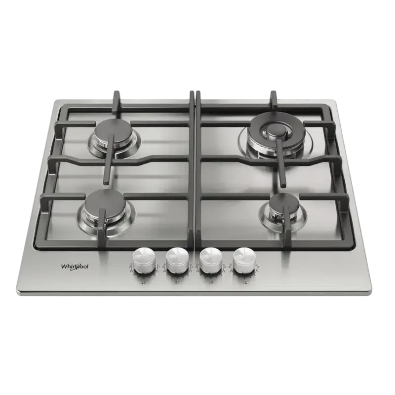 Газовая варочная панель Whirlpool TKRL 661 IX, Silver 2