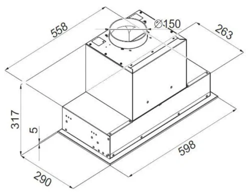Tornado MODUL TOUCH FREE 1200(60) BL LED
