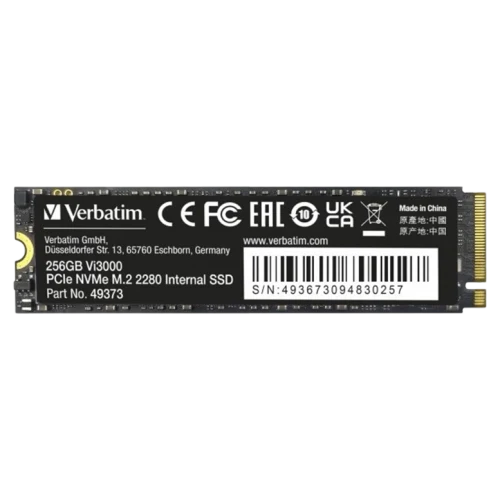Накопитель SSD Verbatim Vi3000, 256 ГБ, VI3000-256-49373