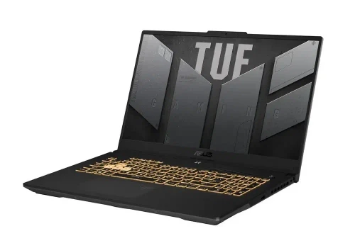 Laptop Gaming 17,3" ASUS TUF Gaming F17 FX707ZU4, Mecha Gray, Intel Core i7-12700H, 16GB/512GB, Fără SO