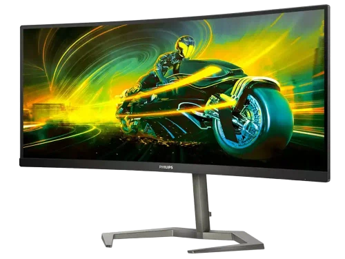 34" Игровой монитор Philips 34M1C5500VA, VA 3440x1440 WQHD, Чёрный