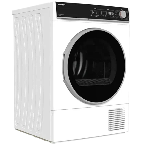 Сушильная машина Sharp KDNHH0S7GW2EE, 10кг, Белый