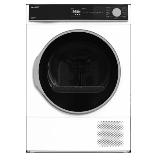 Сушильная машина Sharp KDNHH0S7GW2EE, 10кг, Белый