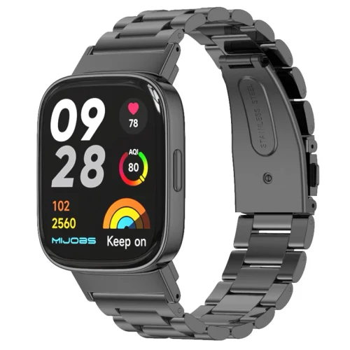 Ремешок металлический для Xiaomi Redmi Watch 3 Black