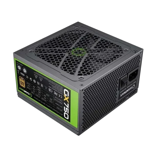Блок питания для компьютеров Gamemax GX-750 Modular, 750 Вт, Черный