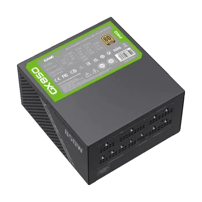 Блок питания для компьютеров Gamemax GX-850 PRO, 850 Вт, Черный 7