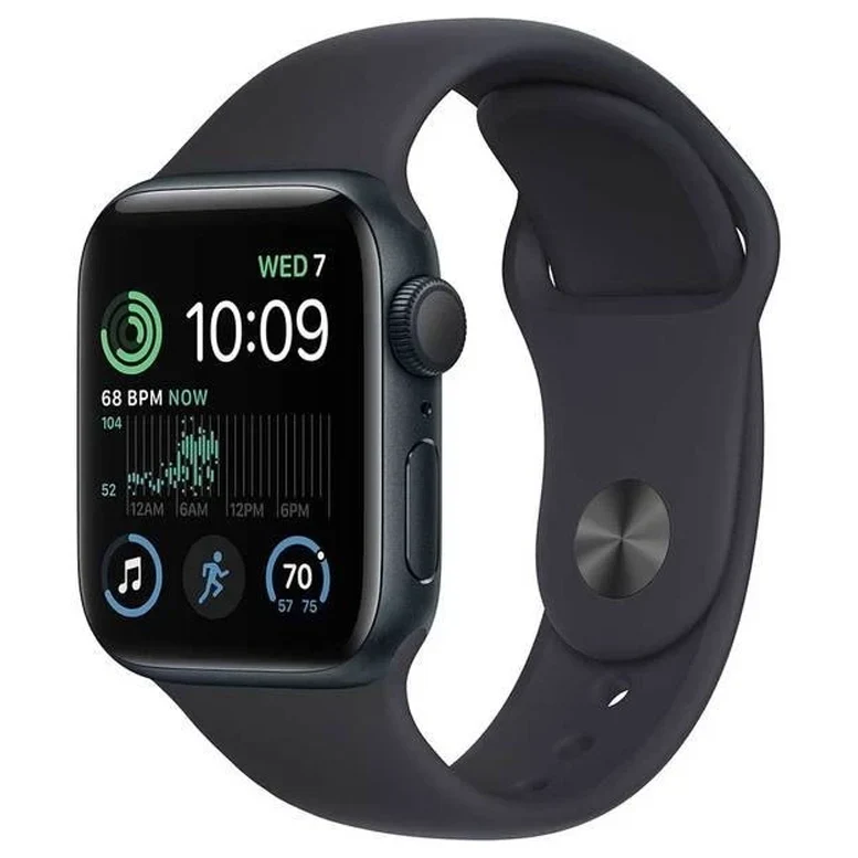 Apple Watch SE MNT83 GPS 40mm Midnight Aluminium M/L Midnight Sport Ban 2