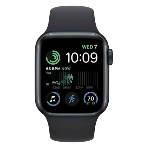 Apple Watch SE MNTF3 GPS 44mm Midnight Aluminium S/M Midnight Sport Band