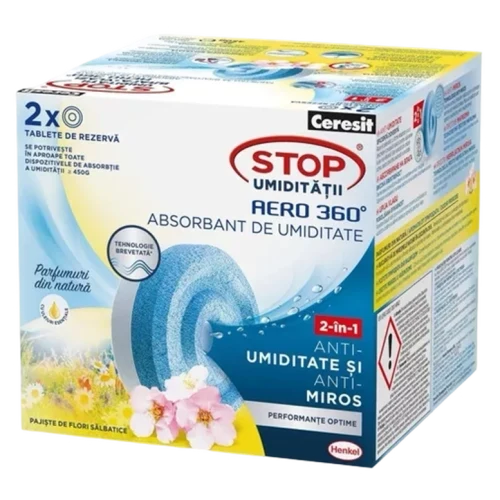 Осушитель воздуха Ceresit 4323 Rezerva Pajiste de Flori Salbatice 2 x 450 g