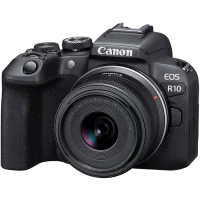 Беззеркальный фотоаппарат Canon EOS R10 & RF-S 18-45mm f/4.5-6.3 IS STM KIT, Чёрный 14