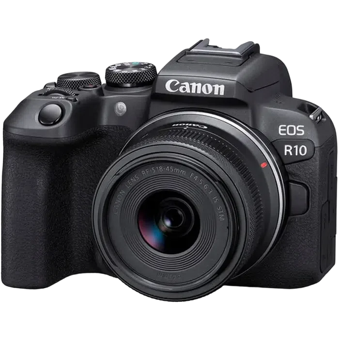 Беззеркальный фотоаппарат Canon EOS R10 & RF-S 18-45mm f/4.5-6.3 IS STM KIT, Чёрный 14