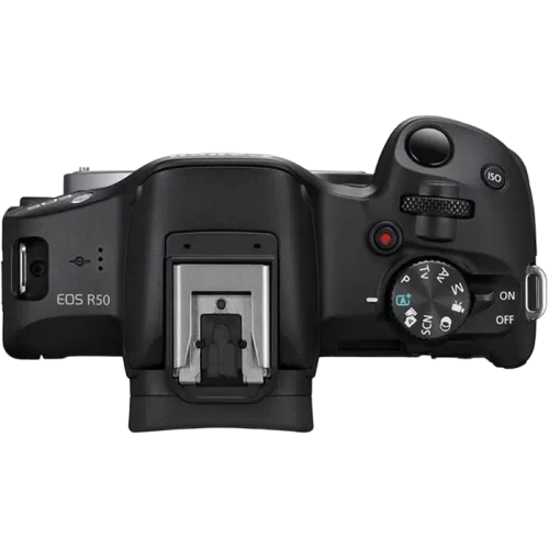 Беззеркальный фотоаппарат Canon EOS R50 Blac & RF-S 18-45mm & RF-S 55-210mm KIT, Чёрный