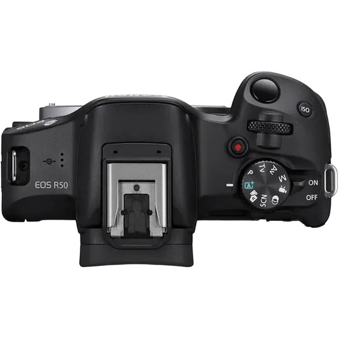Aparat Foto Mirrorless Canon EOS R50 Blac & RF-S 18-45mm & RF-S 55-210mm KIT, Negru 16