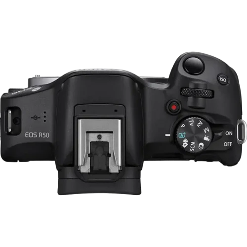 Беззеркальный фотоаппарат Canon EOS R50 Black & RF-S 18-45mm f/4.5-6.3 IS STM KIT, Чёрный