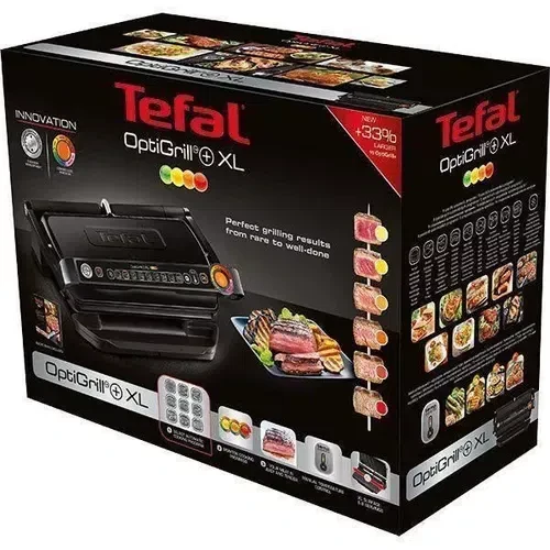 Grătar electric Tefal GC722834 OptiGrill XL, Black