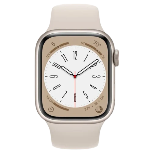 Apple Watch 8 MNU93 41mm, Starlight Almn Case Midnight Sport Band GPS