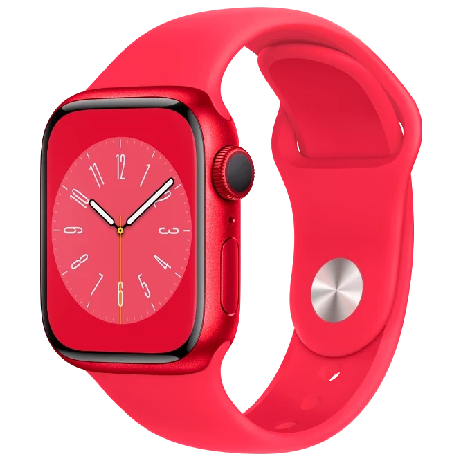 Apple Watch 8 MNUU3 45mm, Red Almn Case Red Sport Band GPS 2