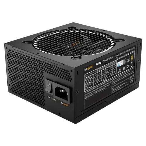 Блок питания для компьютеров be quiet! PURE POWER 12 M, 1200 Вт, Черный