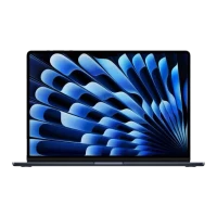 Laptop 15,3" Apple MacBook Air A2941, Midnight, M2 with 8-core CPU and 10-core GPU, 8GB/256GB, macOS Ventura