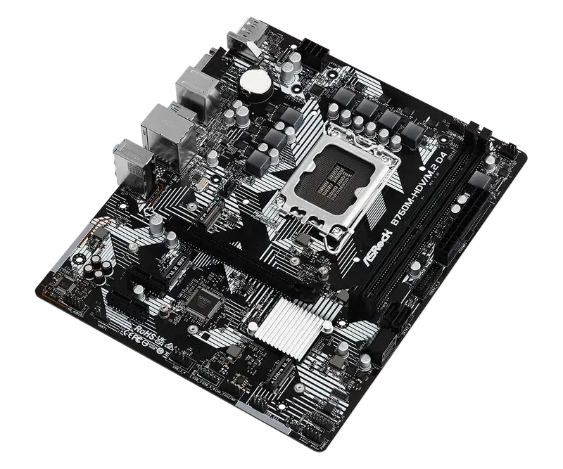 Placă de bază ASRock B760M-HDV/M.2 D4, Black 4
