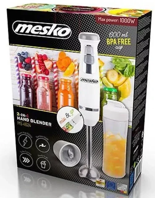 Blender de mână Mesko MS 4624, Alb 7