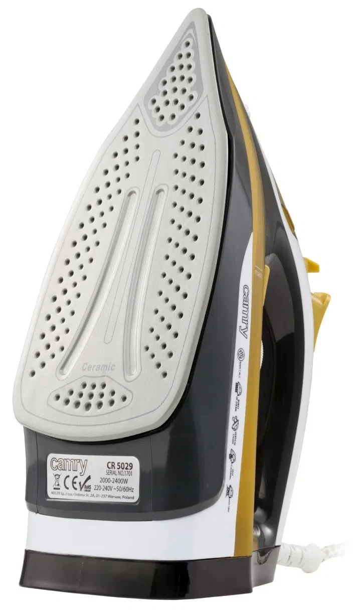 Утюг Camry CR-5029, Yellow 5