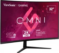 31.5" Игровой Монитор VIEWSONIC VX3218C-2K / 2K / Curved / 1ms / 165Hz / Black 3