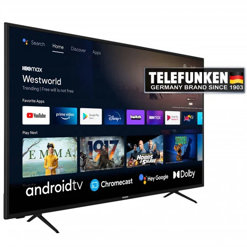 Televizor 50" TELEFUNKEN 50UA9065, Negru