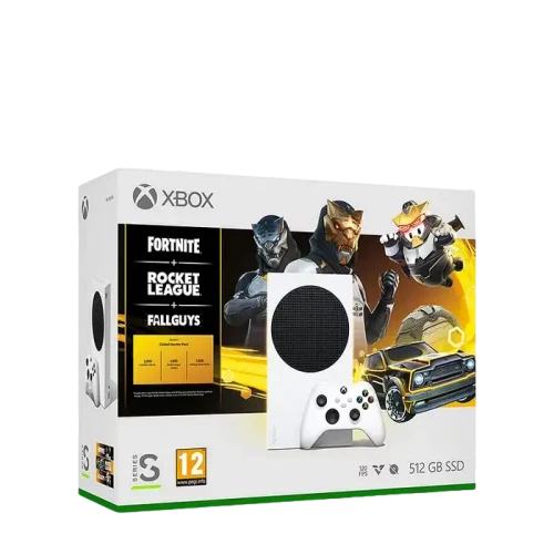 Игровая консоль Microsoft Xbox Series S, Белый, Fortnite, Fall Guys, Rocket League Bundle
