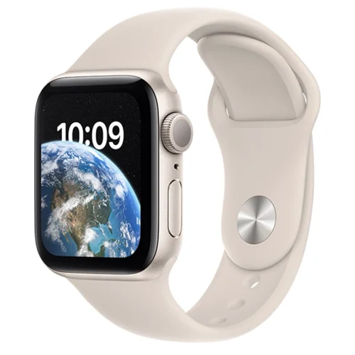 Apple Watch SE MNTE3 GPS 44mm Starlight Aluminium M/L Starlight Sport Band
