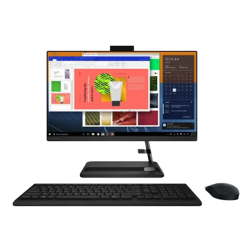 Моноблок Lenovo IdeaCentre 3 22IAP7, 21,5", Intel Core i3-1215U, 8Гб/256Гб, Без ОС, Чёрный